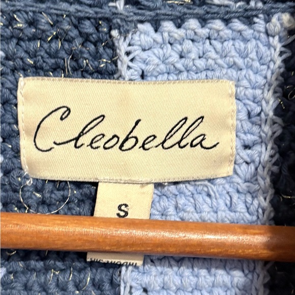 Cleobella Jada Crochet Pastel Stripe crop jacket S - Picture 6 of 7